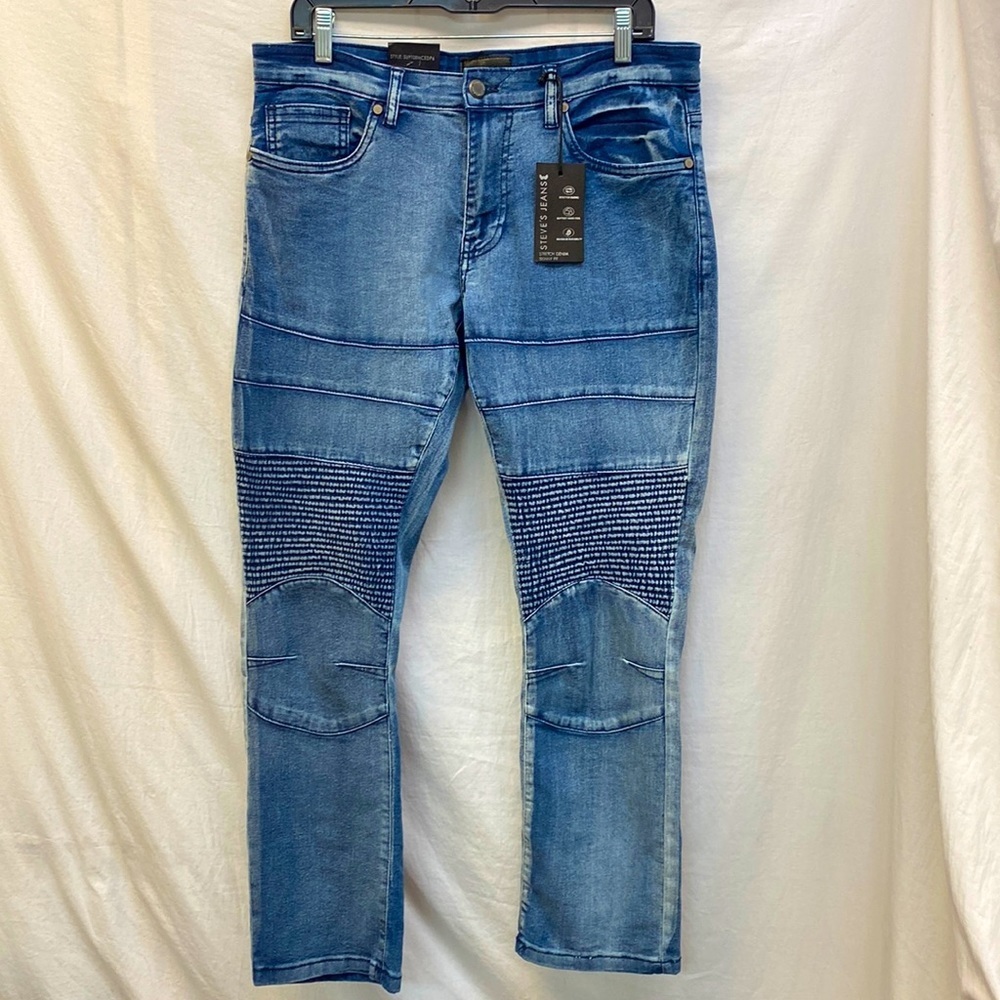 Steve’s Jeans Stretch Denim Skinny Fit W32xL30 Color: Ceder